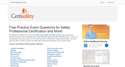 Desktop Screenshot of certisafety.com